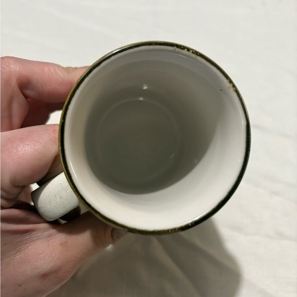 Cream Ceramic Mug with Brown Design - Picture 3 of 6